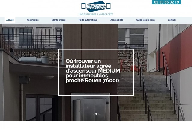 Faire installer un ascenseur électrique à Saint Lo - Société ESPASS