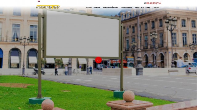 Quel tarif pour la fabrication d'un panneau publicitaire sur-mesure à Langon ? - Conceptint