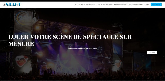 Location de scène pour événement à Lyon - STAGE