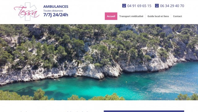 Ambulance pour transport médical sur Plan de Cuques - Ambulances Tessa