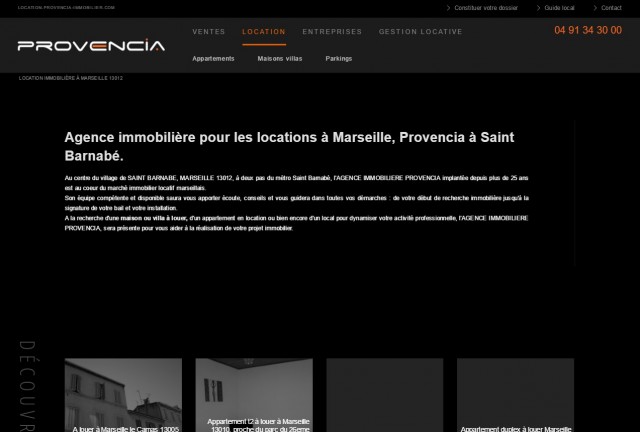 Location d'appartement à Marseille 13012 - Provencia Immobilier