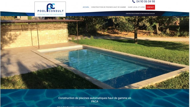 Quel constructeur pour une piscine avec domotique dans le Luberon ? - Pool Consult