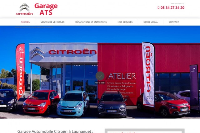 Où acheter une voiture d’occasion avec garantie à Launaguet ? - Garage ATS Citroën
