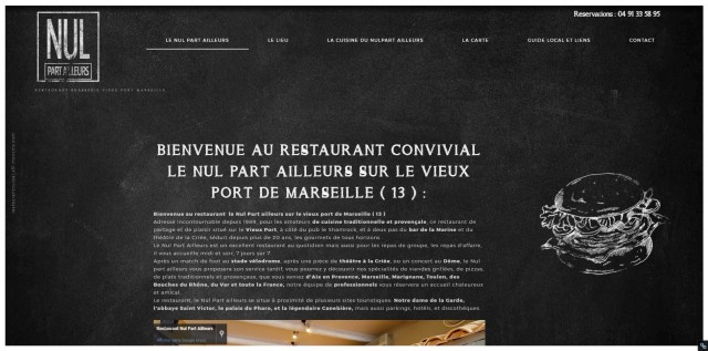 Restaurant brasserie Marseille Vieux Port, cuisine provençale Le Nul Par Ailleurs.