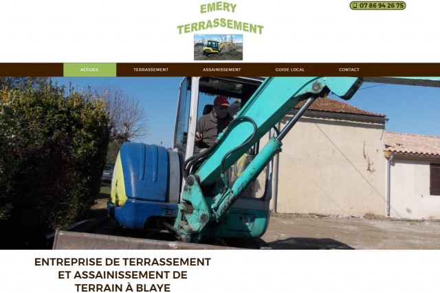 Quelle entreprise pour la pose d'une fosse septique à Blaye ? - Emery Terrassement