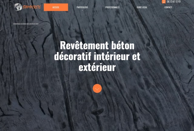 Quelle entreprise pour du béton ciré décoratif à Nice ? - Stampcrete