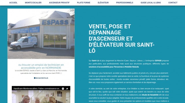 Pose et réparation de monte escalier et ascenseur à Saint-Lô - accessibilite.societe-espass.com