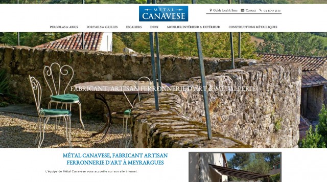 Métallerie et ferronnerie sur mesure sur Avignon - www.metalcanavese.fr