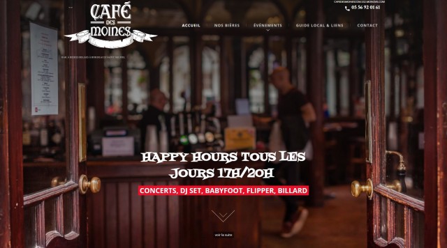 Café concert et dégustation de bières belges - CDM Café des Moines 