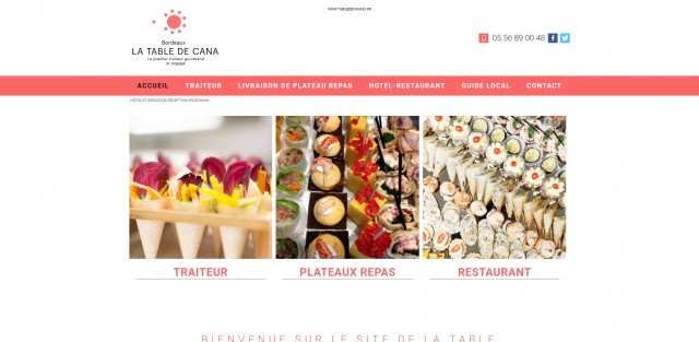Trouver un restaurant traiteur pour groupes sur Gradignan - La table de Cana