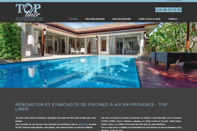 Trouver une entreprise pour rénover une piscine à Aix-en-Provence - Top Liner
