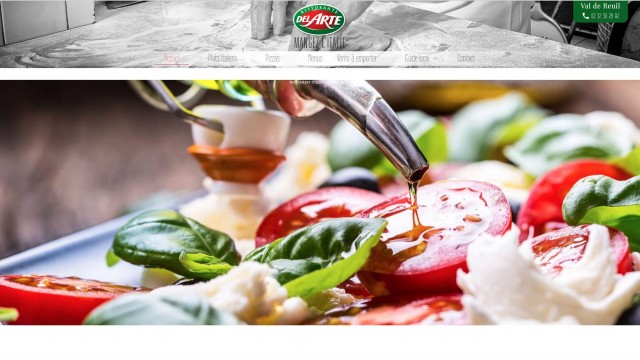Dans quel restaurant manger une bonne pizza italienne à Val de Reuil ? - Del'Arte