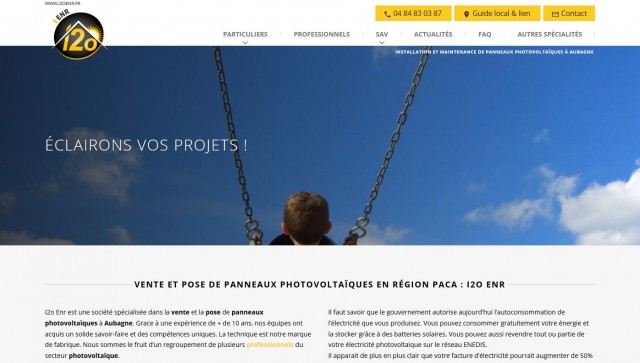 Comment installer des panneaux solaires sur Aix en Provence ? - I2O ENR
