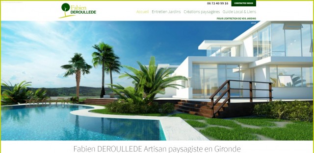 Création paysagère au Barp - Fabien Deroullede