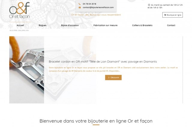 Où faire faire une bague en or et diamant sur mesure à Lyon ? - Bijouterie Or et Façon