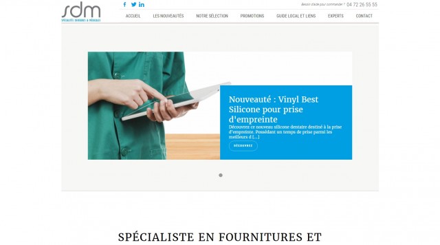 Vente de fournitures et matériel dentaires professionnels à Lyon - fournitures.sdm-online.com