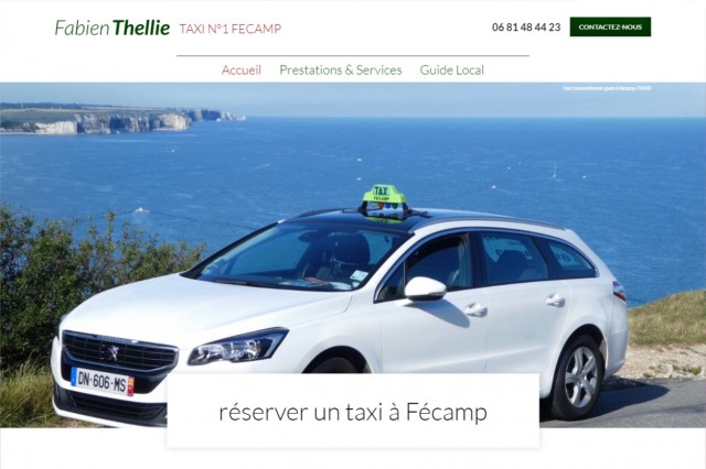 Réserver un taxi pas cher à Fécamp 76400 - Fabien Thellier - TAXI N°1 FECAMP