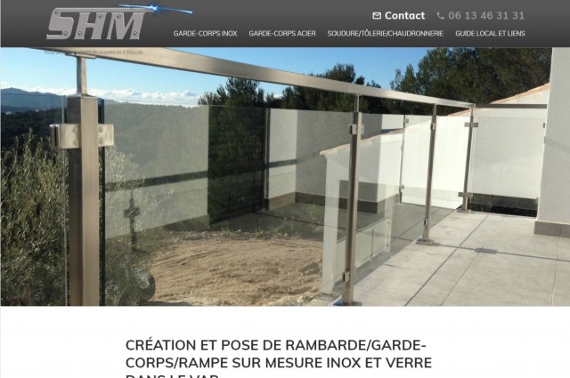 Où acheter un garde-corps en inox à Toulon - SHM