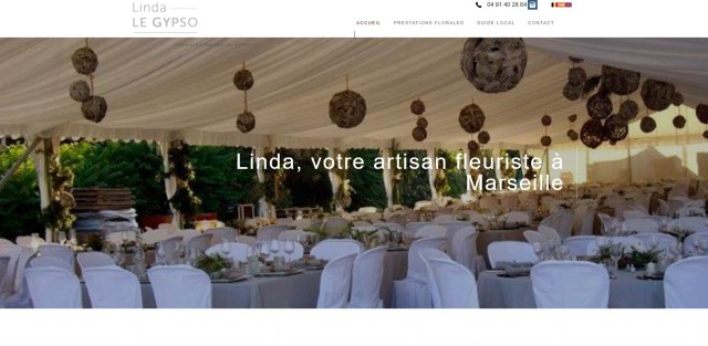 Décoration florale pour mariage à Marseille - Le Gypso