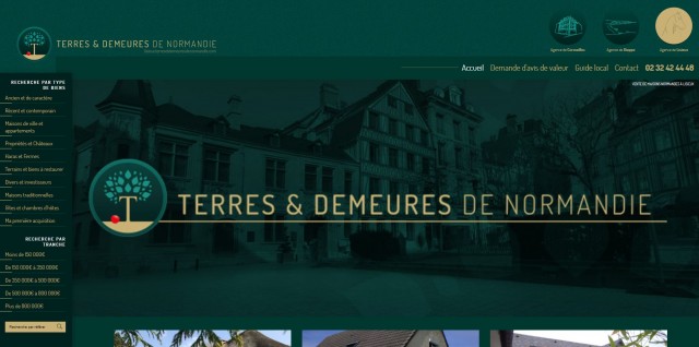 Spécialiste de l'immobilier de caractère à Lisieux - Terres et Demeures de Normandie
