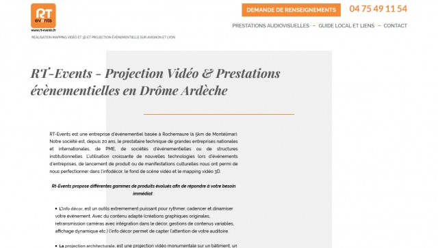 Trouver une agence pour la création de vidéo événementielle - RT-Events Infodécor