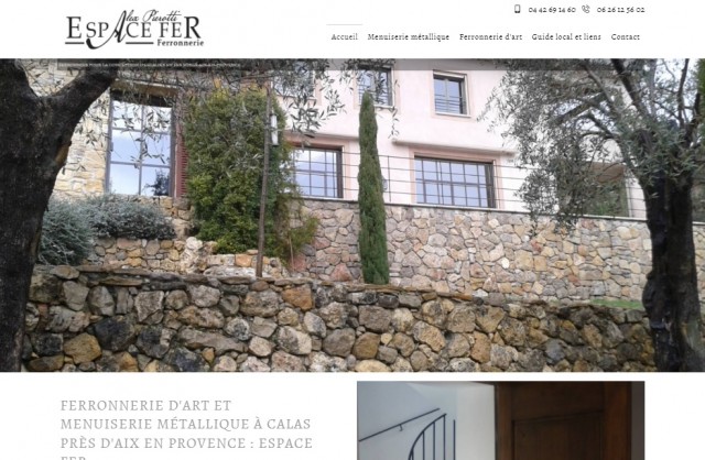 Trouver un ferronnier pour fabrication d'escaliers en fer forgé Aix-en-Provence - Espace Fer