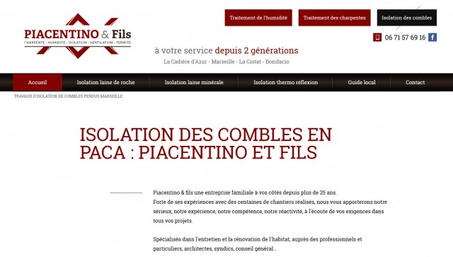 Comment isoler des combles vers Hyères ? - Piacentino et Fils