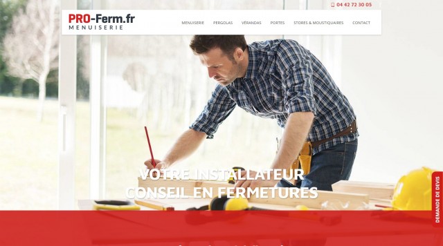 Pose de menuiserie en PVC et alu sur Aubagne - www.proferm.pro