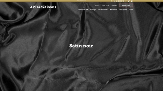 Où acheter du tissu d'ameublement sur Plan de Campagne ? - Artis Tissus