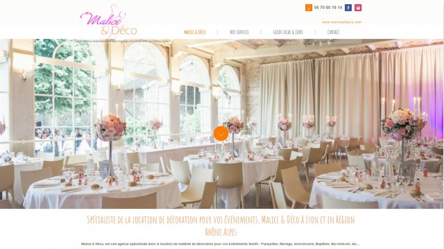 Où louer de la décoration pour un mariage à Lyon ? - Malice & Déco