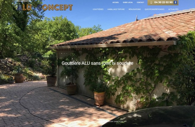 Quel spécialiste pour la pose de gouttières en alu dans le Gard ? - Alu Concept