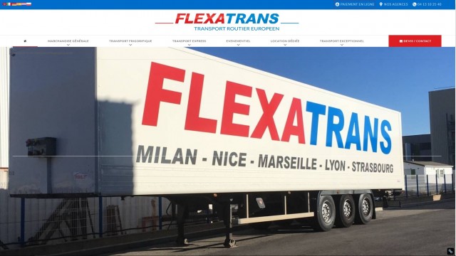 Transport et fret routier depuis Paris et Marseille - Flexatrans
