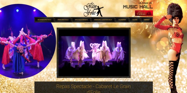 Organisation de diner spectacle pour groupe à Bordeaux - Le Grain d'Folie