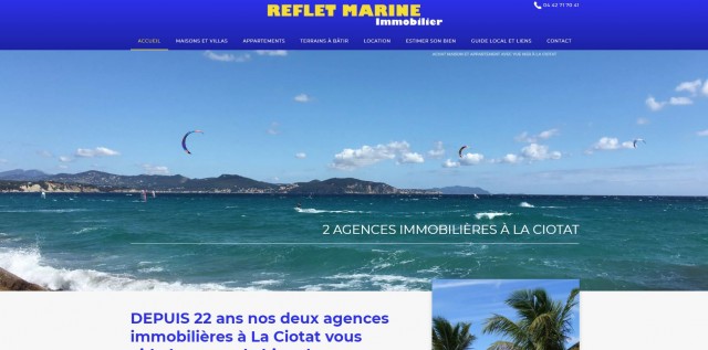 Transactions immobilières à la Ciotat -Reflet Marine