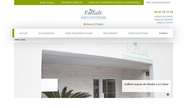 Trouver un EHPAD à La Ciotat - Kallisté
