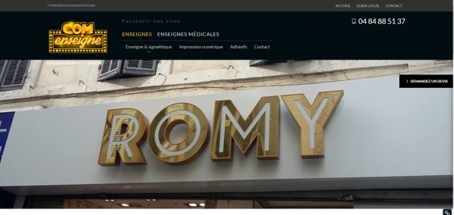Où faire réaliser un panneau publicitaire à Marseille ? - COM ENSEIGNE 