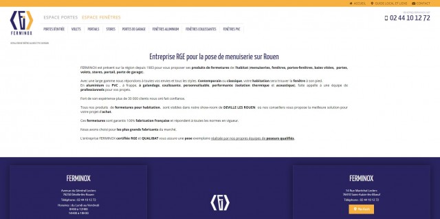 Installateur de fenêtres sur-mesure à Rouen - Ferminox