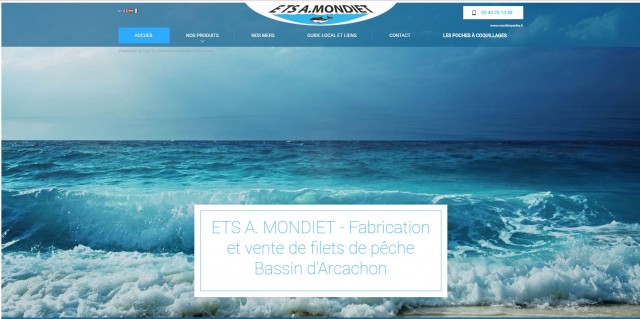 Fabricant de filets de pêche en Gironde - Mondiet