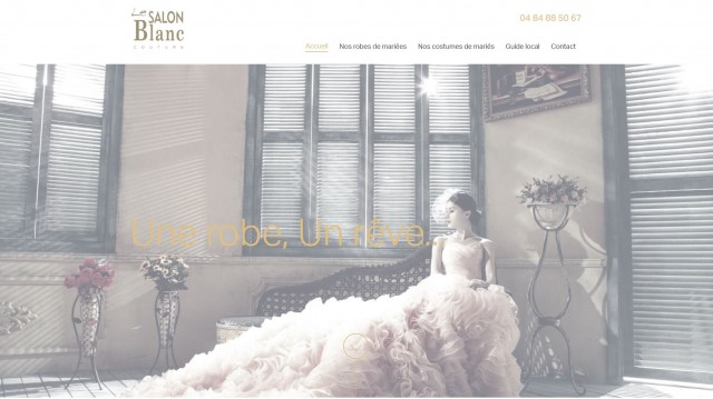 Où acheter une robe de mariée de créateur à Marseille - Le Salon Blanc