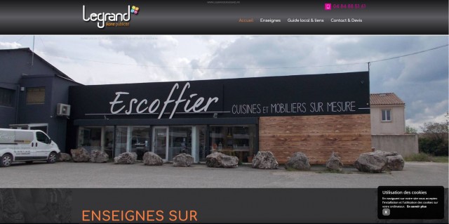 Créateur d'enseignes professionnelles à Cavaillon - Legrand