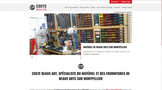 Où acheter du matériel de beaux-arts sur Montpellier ? - Coste Beaux-Arts