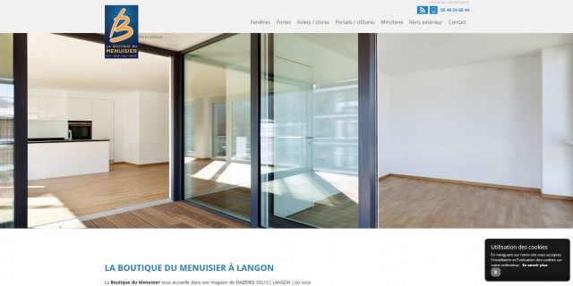 Fabricant français de menuiseries à Langon - La Boutique du Menuisier