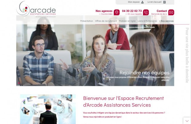 Où trouver un poste d'aide à domicile à Marseille ? Recrutement Arcade Assistance Services