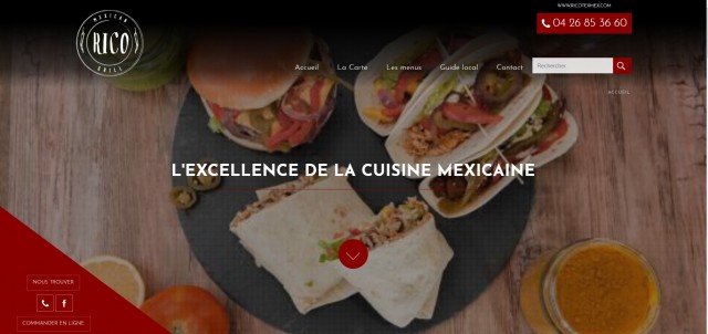 Restaurant mexicain pour livraison à domicile Marseille 13008 - Rico Tex Mex