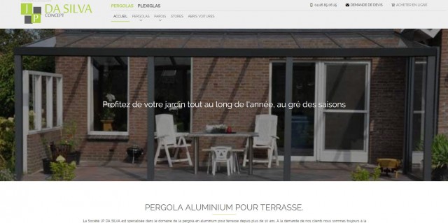 Vente de pergolas et stores sur Marseille - JP Da Silva Concept