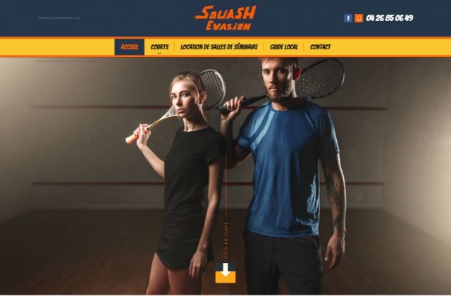 Location de salle pour séminaire sportif à Bron - Squash Evasion