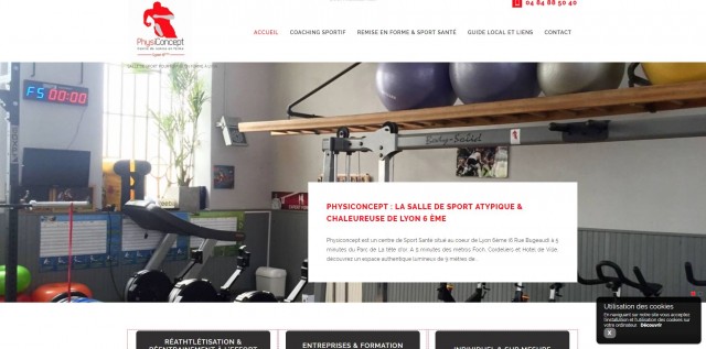 Salle de sport avec coach personnel à Lyon - Physiconcept