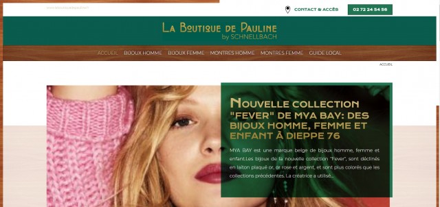 Acheter des bijoux fantaisie à Dieppe - La Boutique de Pauline