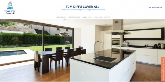 Fabricant de cache tuyau en pvc et alu à Lyon - TCM Diffu