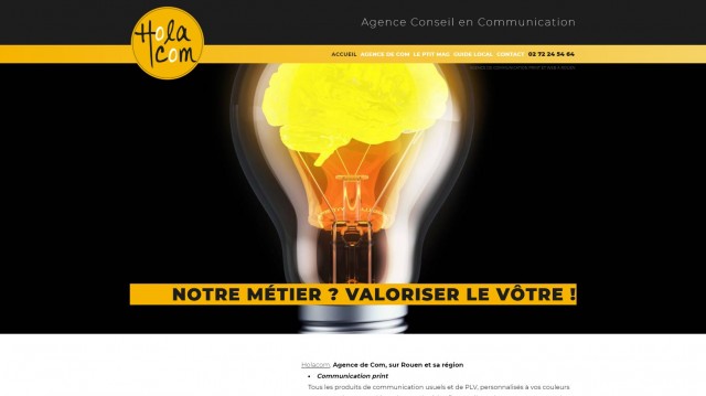 Quelle agence pour la création de supports de communication à Rouen ? - HOLA COM